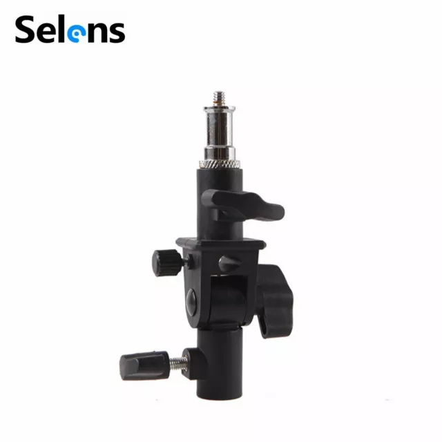 Selens D-type Speedlite Umbrella Holder Flash Light Bracket Mount Adapter Studio