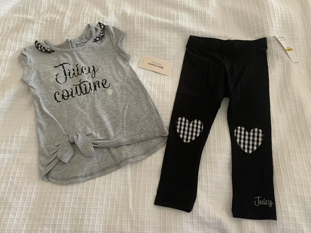 Juicy Couture - Designer Girls 3-4yrs 2 pce top and leggings set/outfit - NWT