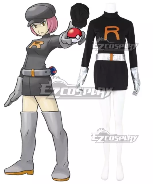 Pokemon Team Rocket Grunt Female Cosplay Costume