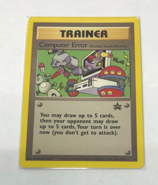 Computer Error #16 - Black Star Movie Promo - Pokemon Card - MP RAC
