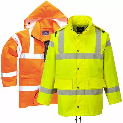 Portwest RT60 Haute Visibilité Imperméable sans Doublure Légères Respirant Veste