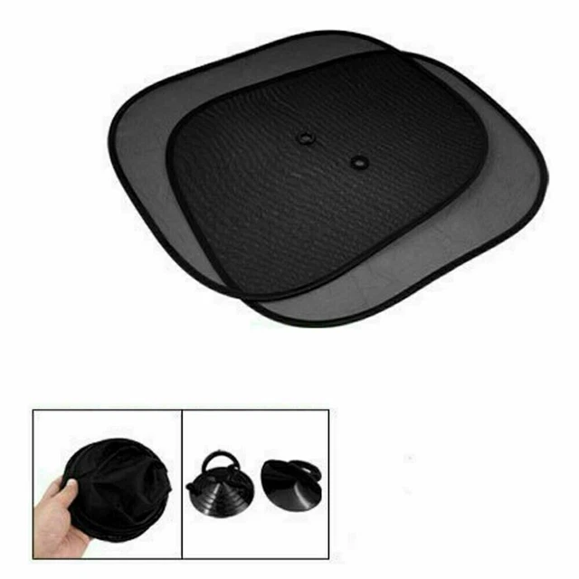 2 x Baby Car Window Sun Shades Stopper Black Mesh Blinds Visor Shield Cover Dog