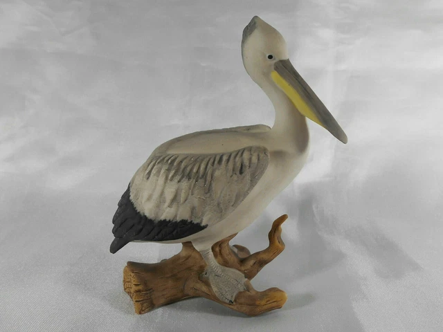 Tres Belle Statuette Figurine En Biscuit " Pélican / Heron "