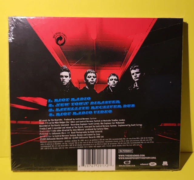 THE DEAD 60S RIOT RADIO (E57) 1 Track Promo CD Single including