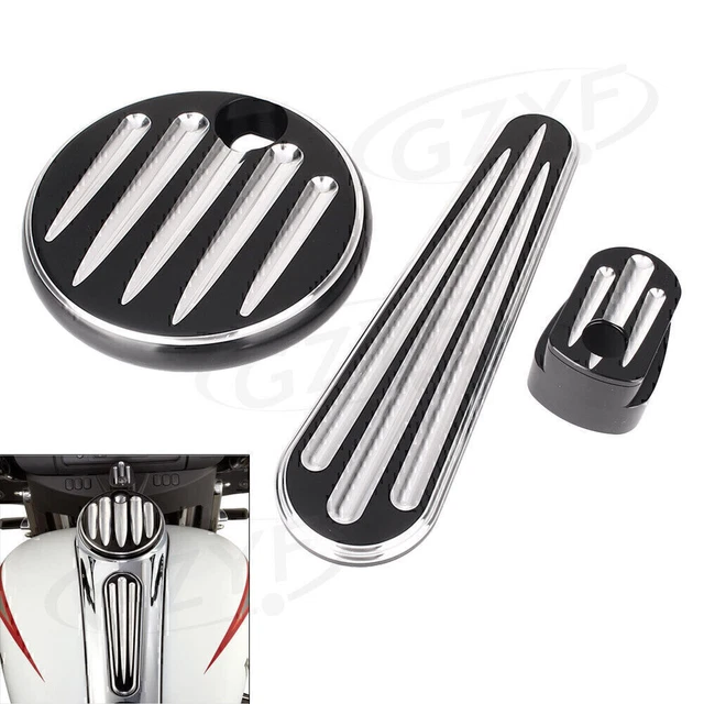 Staffe Supporto Carenatura Interna In Acciaio Per Harley Touring FLHT FLHX 1996-2013 - Set 2 Pezzi, Antiruggine, Ricambio OEM