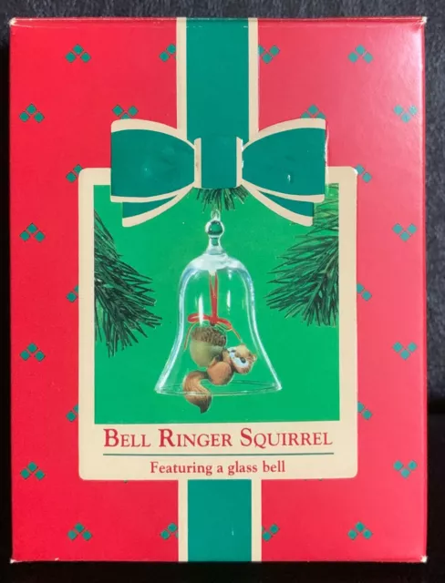 Hallmark Keepsake Ornament "Bell Ringer Squirrel" 1984