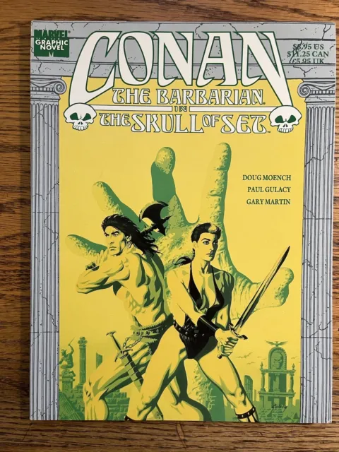Conan The Barbarian In The Skull Of Set Marvel Graphic Novel 1989