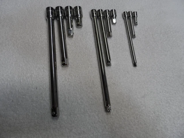 Craftsman 1/4" 3/8" 1/2" Drive Ratchet Socket Extension Set - 11 pcs