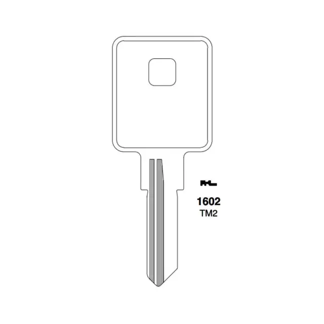 ILCO Fits for 1602 Trimark Commercial Key Blank - TM2 - TRM-6D (10 Pack)