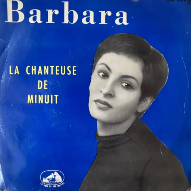 Ep 7" Voix De Son Maitre 339 Barbara La Chanteuse De Minuit