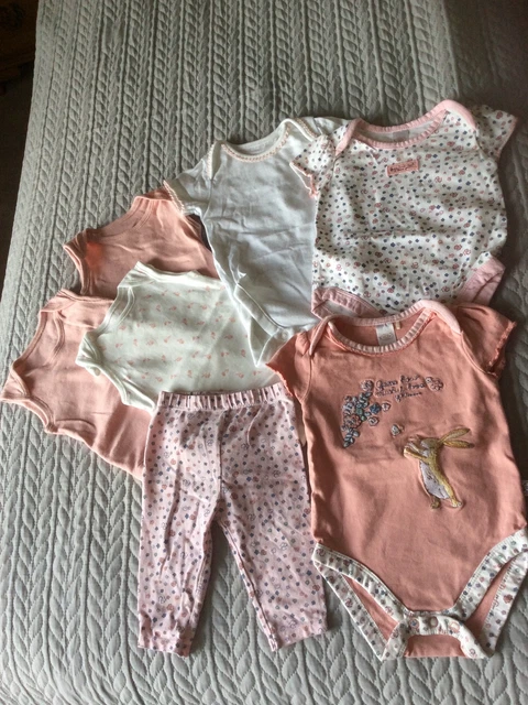 Baby Girl Bodysuit Bundle 0-3 Mths.