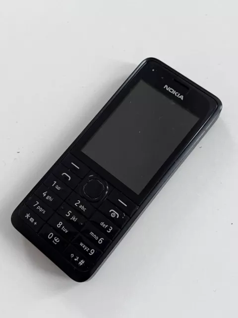 Nokia Asha 301 RM-840 Unlocked Black  Mobile Phone