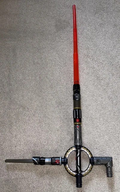 Hasbro Star Wars Blade Builders Spin Action Lightsaber Light Up Sounds Free 📮