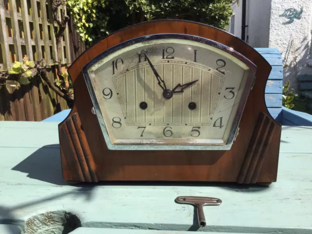 English Made Mantle Clock For Spares And Repairs Only. (Smith’s ?..)