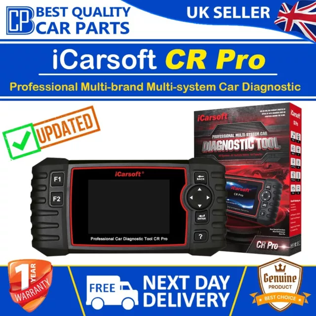 iCarsoft CR PRO - 2023 FULL System ALL Makes Diagnostic Tool MULTI BRAND