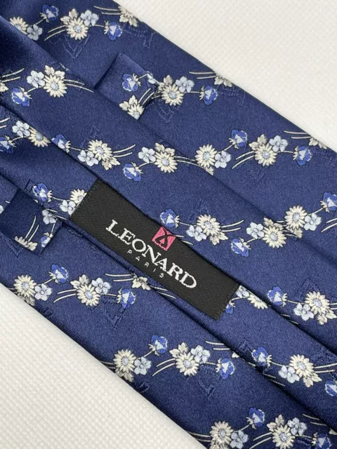 Leonard Paris Tie 100% Silk. Vintage rare. 3