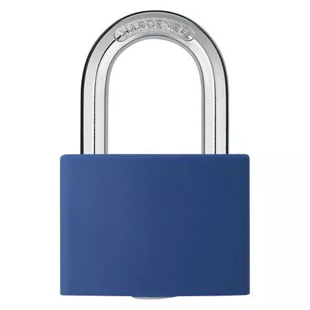 Zoro Select 48Jr55 Lockout Padlock,Ka,Blue,2"H,Pk3
