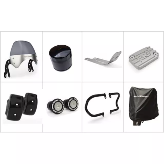 Véritable Royal Enfield Gt Continental 650 Accessoires Combinaison Paquet 8 Pcs