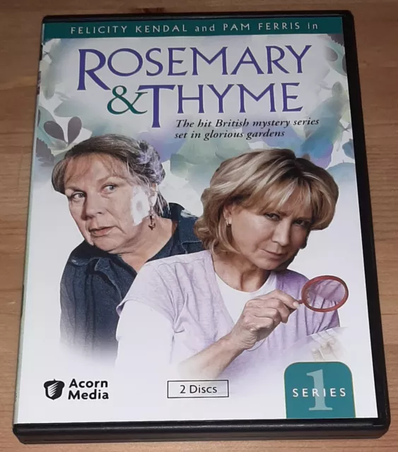 Rosemary & Thyme: Series 1 (DVD, 2-Disc Set) Complete First Season / Region 1