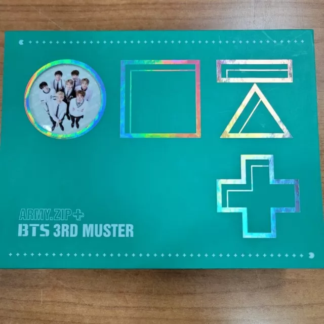 BTS 3rd Muster Army Zip Official DVD Full Package with V TaeHyung Photo Card
