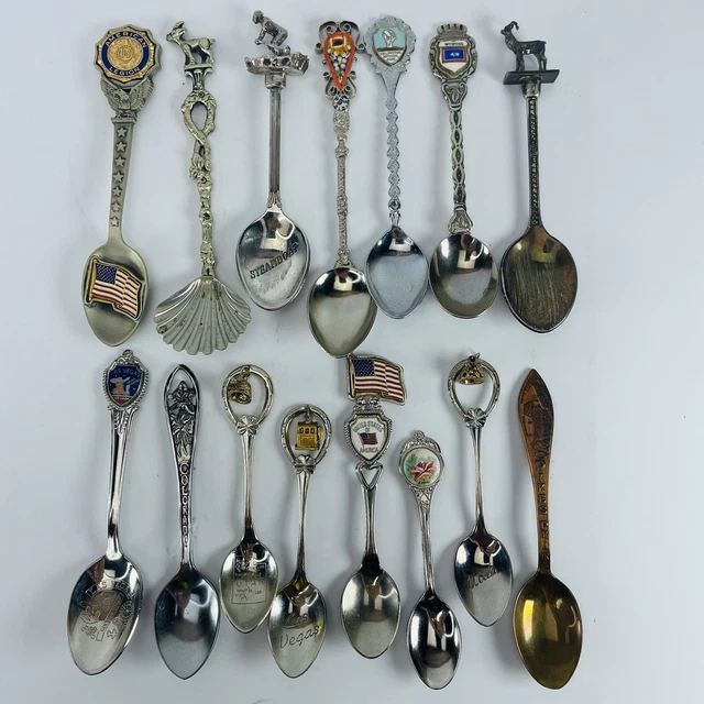 Rocky Mountain Western States LOT Collectible Spoons Landmarks Colorado Utah ETC