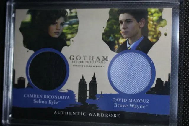 Cryptozoic Gotham Season 2 Dual Wardrobe #DM6 Camren Bicondova & David Mazouz