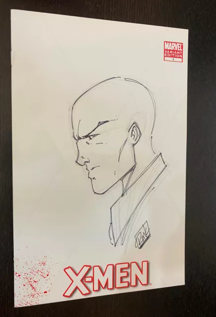 X-MEN #1 Blank (Marvel Comics 2010) -- Original Full Sketch Art -- Professor X X-MEN #1 Blank (Marvel Comics 2010) -- Original Full Sketch Art -- Professor X