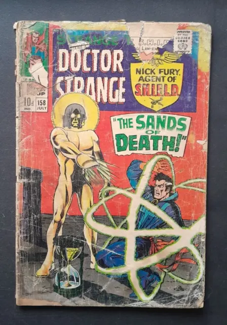 Strange Tales #158 1967 "The Sands Of Death!" First Living Tribunal 0.5 Poor