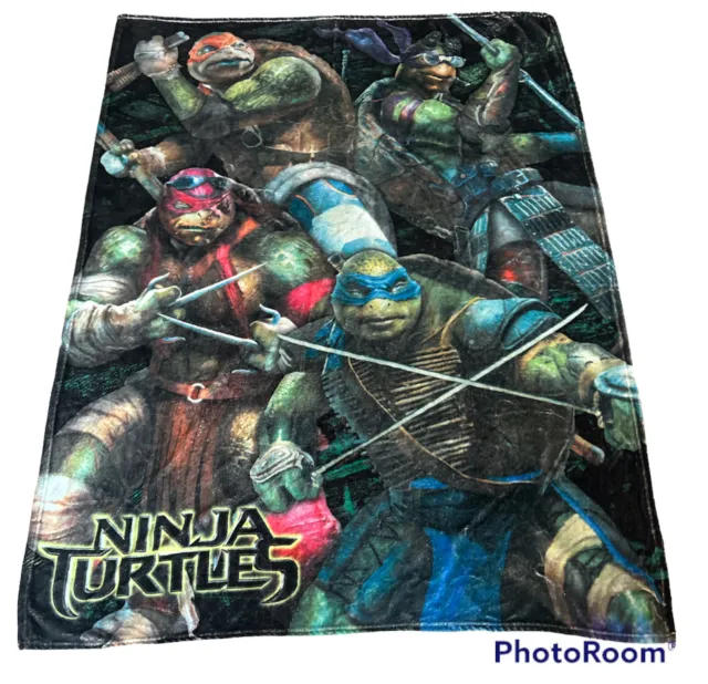 "Manta Nickelodeon Teenage Mutant Ninja Turtles TMNT Peluche de Película 50""X 60"""