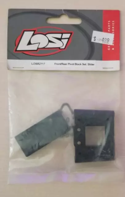 LOSB2117 Team Losi Front/Rear Pivot Block Set: Slider HRL