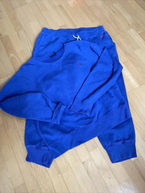 RALPH LAUREN - 2er Set Sweatshirt und Sweathose, blau, XL