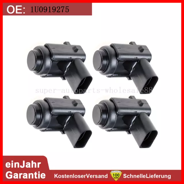 4x PDC 1K0919275 1U0919275 Parksensor Einparkhilfe für VW Porsche Skoda Seat