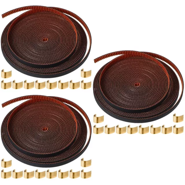 3 Sets 3d Printing Accessories Printer Parts 10 Meters Belt Timing Belts for