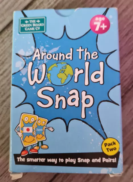 BrainBox Snap Card Games Educational - Around the World