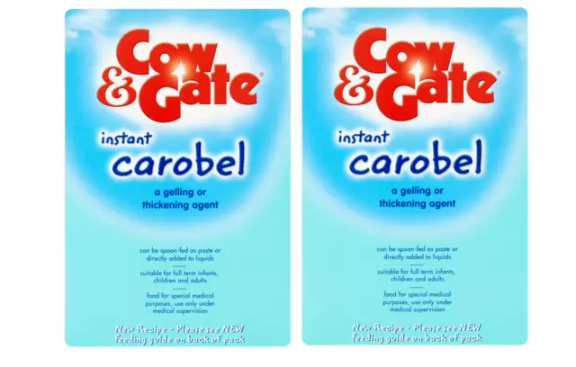 Cow & Gate Instant Carobel Thickening Agent 135g (Pack of 2)