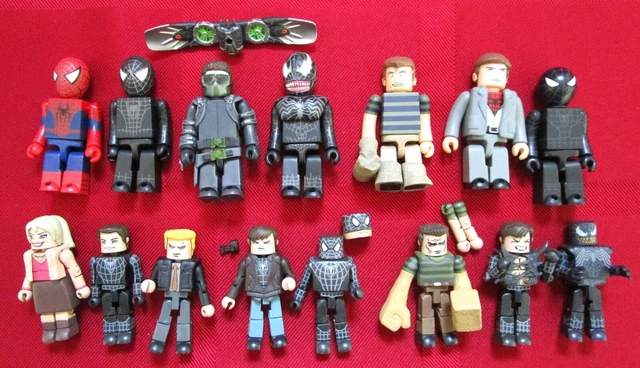Marvel Minimates SPIDERMAN 3 Sandman Venom Goblin  Diamond Select Kubrick 2007