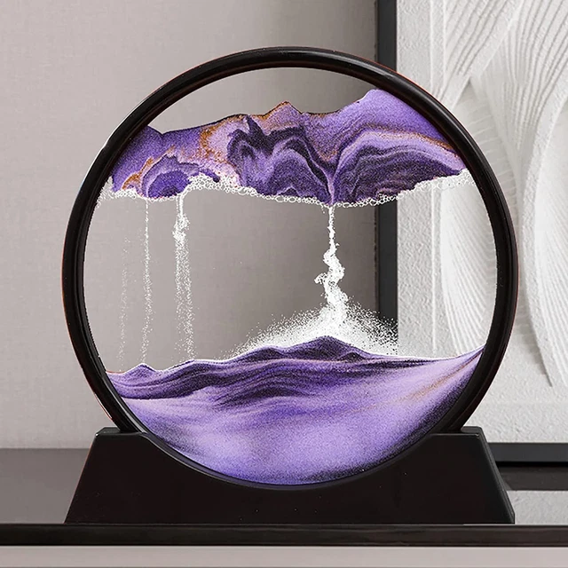 3D SAND MOVING Sand Frame Art Picture Glass Scene Dynamic Display