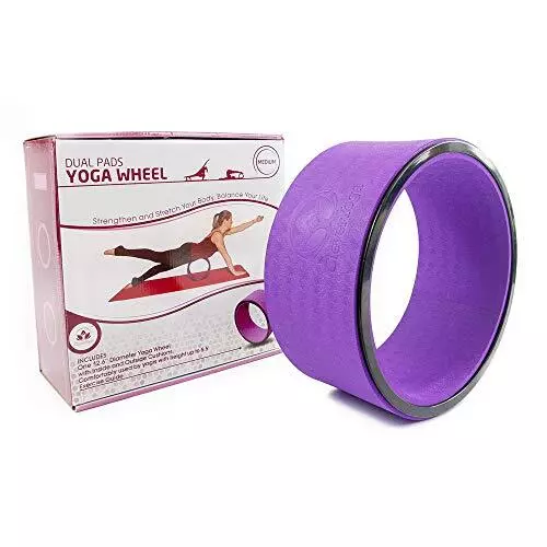 Large Clever Yoga Stretching Yoga Wheel Extra Wide Dharma Wheel Prop