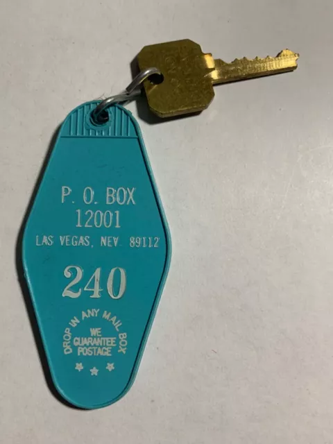 Sam's Town & Casino Motel Room Key Fob with Key Las Vegas Nevada #240