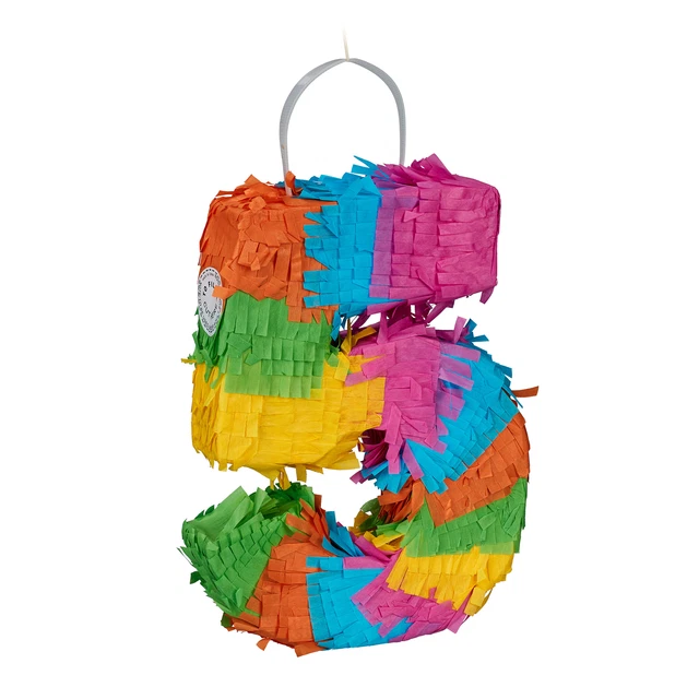 PIÑATA NÚMERO 5, arco iris piñata niños, piñata numérica cumpleaños ...