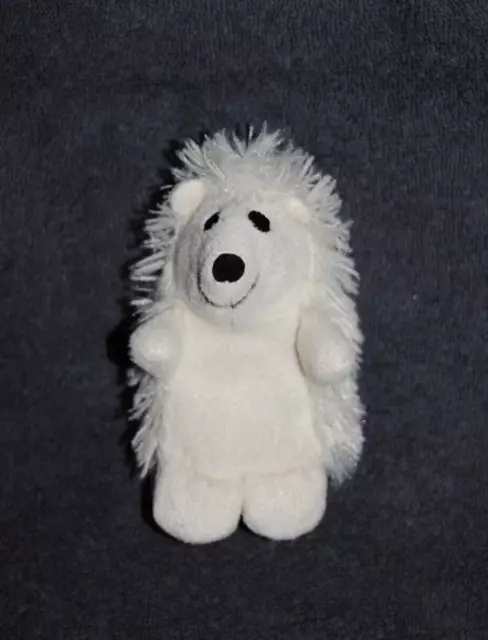 Peluche Doudou Hérisson Blanc YVES ROCHER COBICO Ivoire Crème 12 Cm TTBE