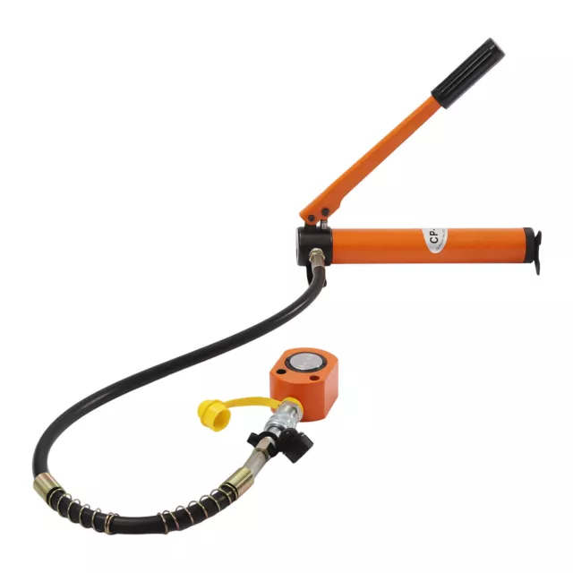 Hydraulic Hand Pump with Single-acting Jack Ram Hydraulic Cylinder 10T 0.43" USA