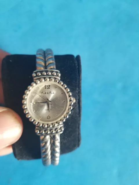 Nice Vintage Peck & Peck Women Fashion Bracelet Quartz Watch.needs Battery.