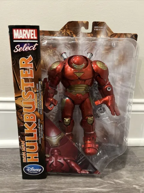 IRON MAN Marvel Diamond Select Hulkbuster Figure Disney Store Exclusive SEALED