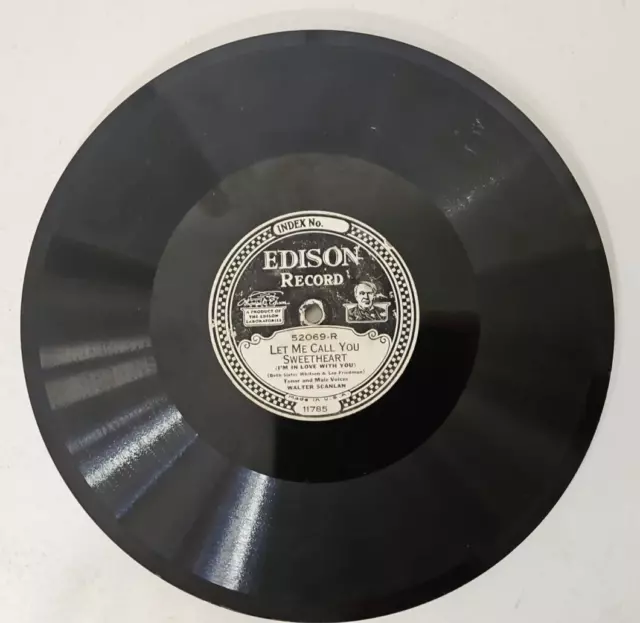 Edison Diamond Disc Record 52069 - Let Me Call You Sweetheart/The Harvest Moon