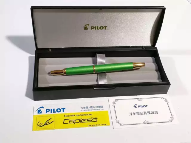 PILOT CAPLESS DECIMO Aquamarine-Blue Fountain Pen 2021 Limited