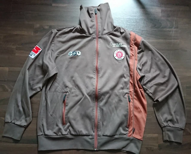 Fc St. Pauli DYF Teamjacke TRULSEN matchworn 1. Liga Zippjacke Ausgehjacke Gr.XL