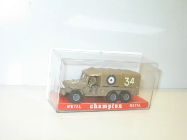 Camion Pacific Grue Du Génie Militaire - France Jouet - 1/43 Métal - Occasion
