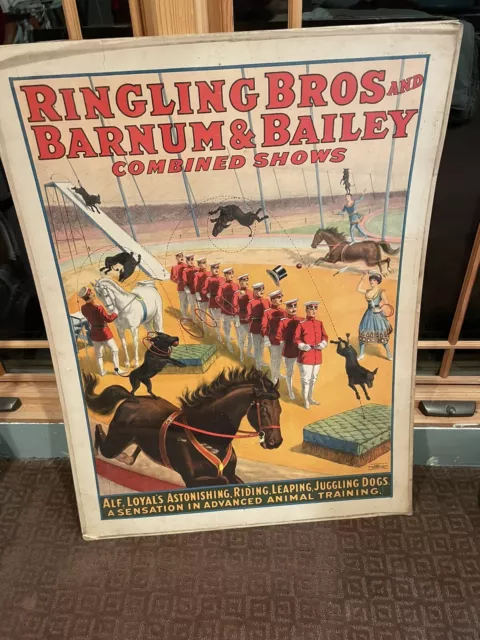 ringling bros barnum bailey circus Poster, Strobridge 1919.