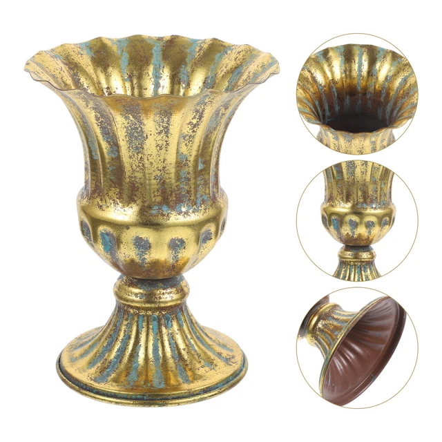 4X Vases Funéraires, Vase De Cimetière Avec Pointe En Terre, Vase Enfichable En Guise De